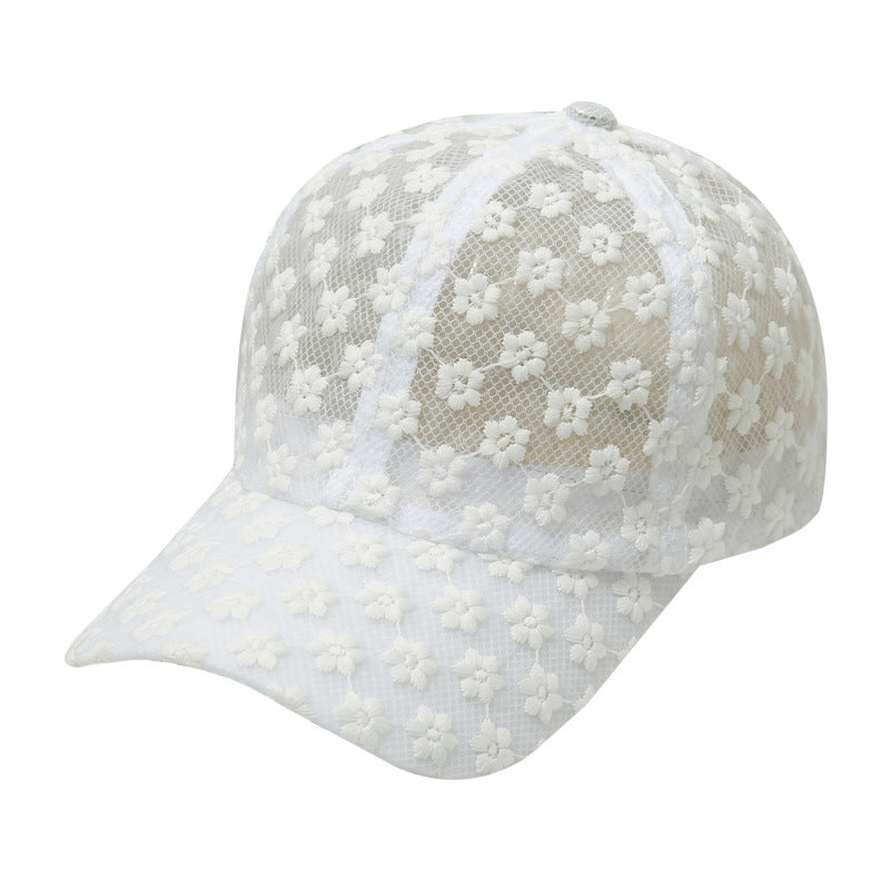 1227 flower lace fashion baseball cap