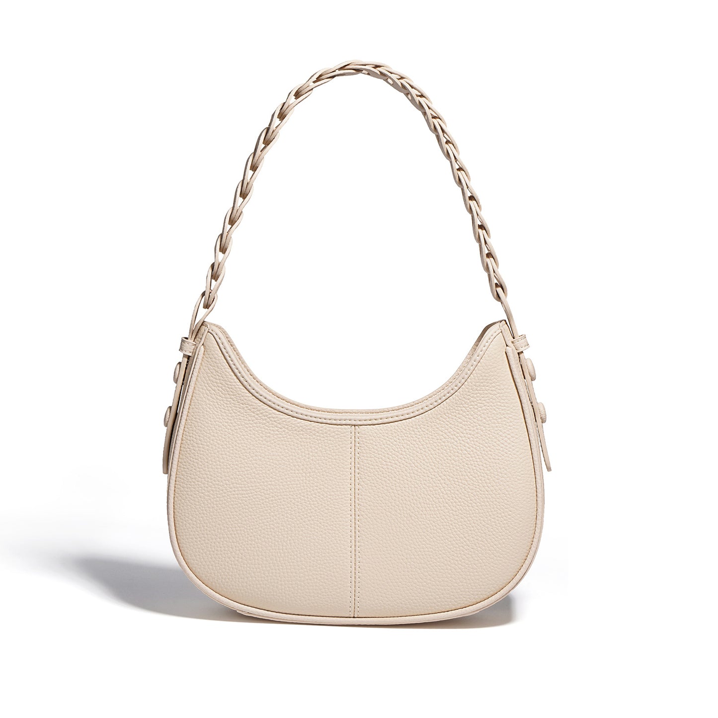 1725 genuine leather solid shoulder bag