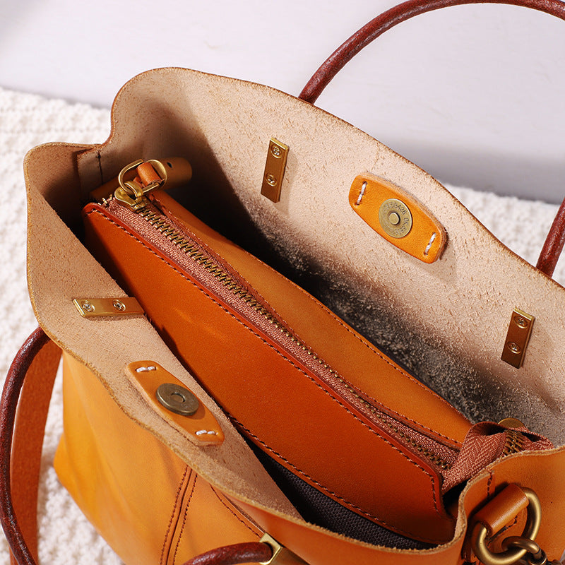 1642 genuine leather women handbag