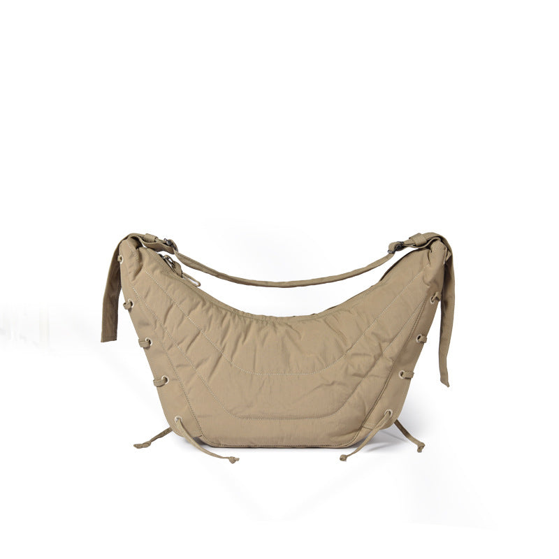 1795 large nylon casual hobo bag