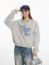 2392 women's oversized casual sweatshirt