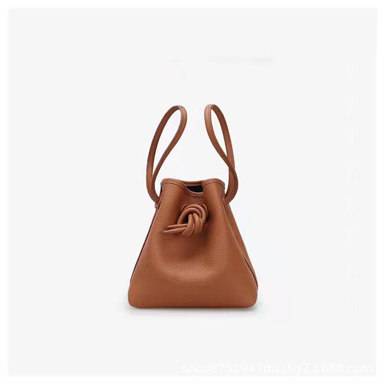 1899 leather bucket handbag