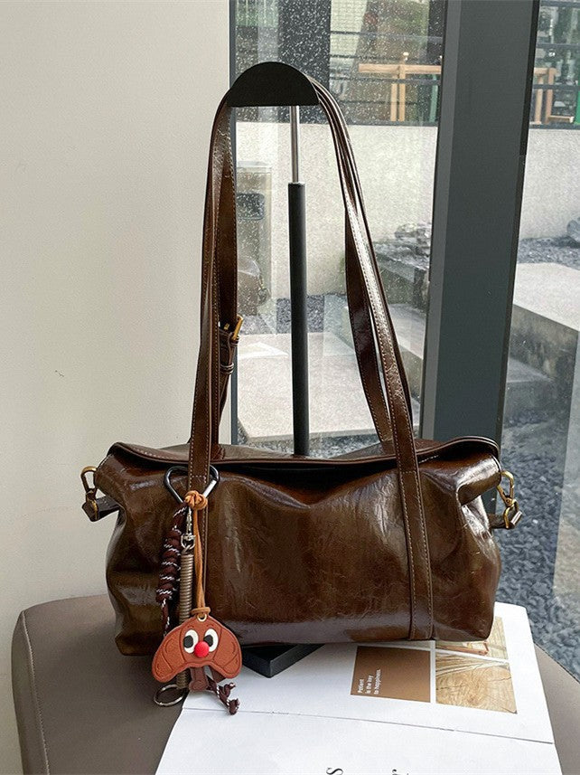 3438 large cowhide women handbag