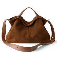 2729 fall and winter large handbag in suede