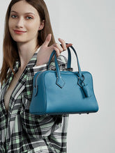 2659 genuine leather women boston handbag