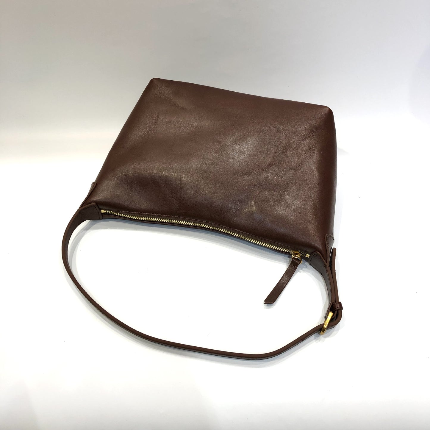 1897 vintage leather hobo bag