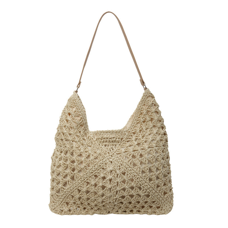 2287 paper woven beach bag