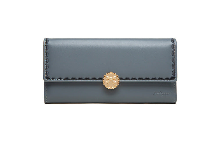 1462 leather long wallet