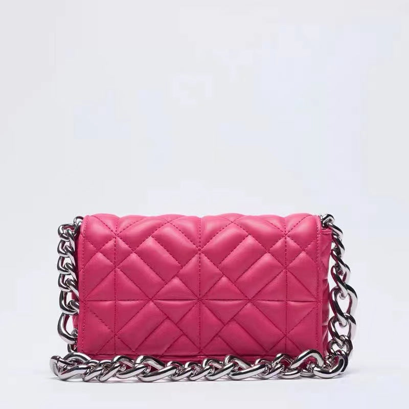 1637 Plaid Flap Small Chain Bag