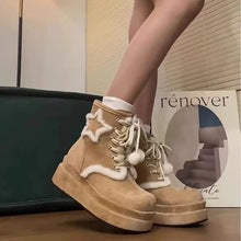 2601 Chunky sole lace up boots