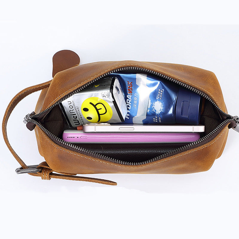 1644 customize vintage cosmetic bag men clutch wash bag