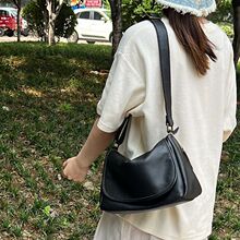 993 soft genuine leather flap crossbody bag