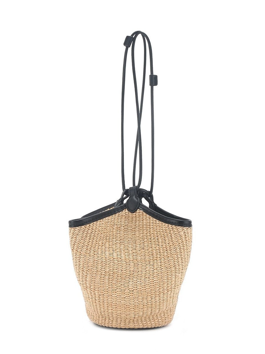 2146 raffia handmade women beach bag