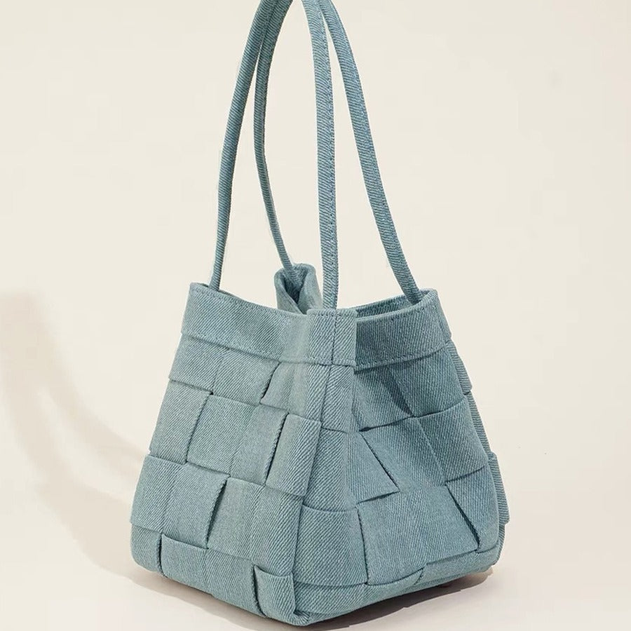 2103 denim bucket handbag