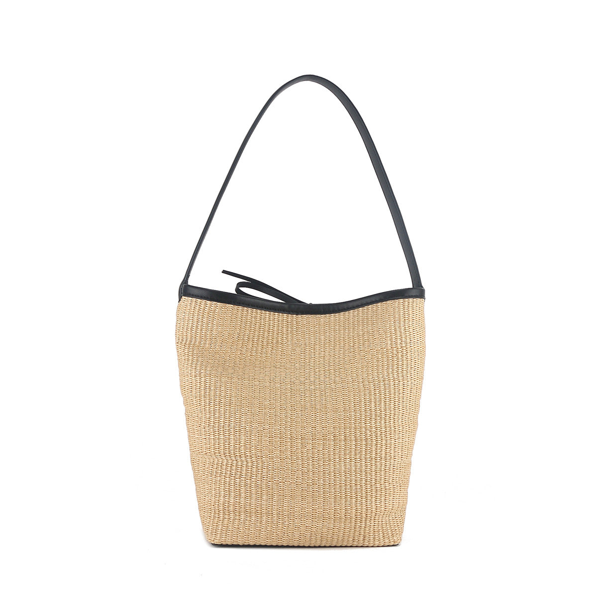 2326 raffia beach bucket handbag