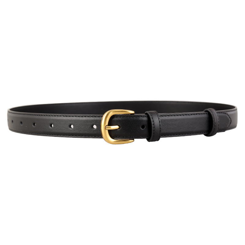 2155  2.5cm wide women leather belt