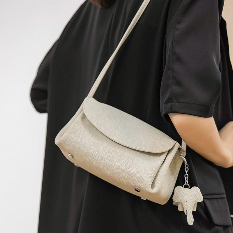 1609 genuine leather crossbody bag for women