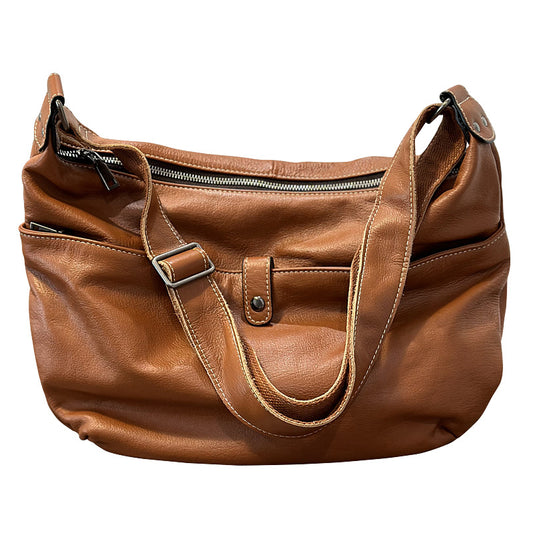 1566 vintage cow leather crossbody bag