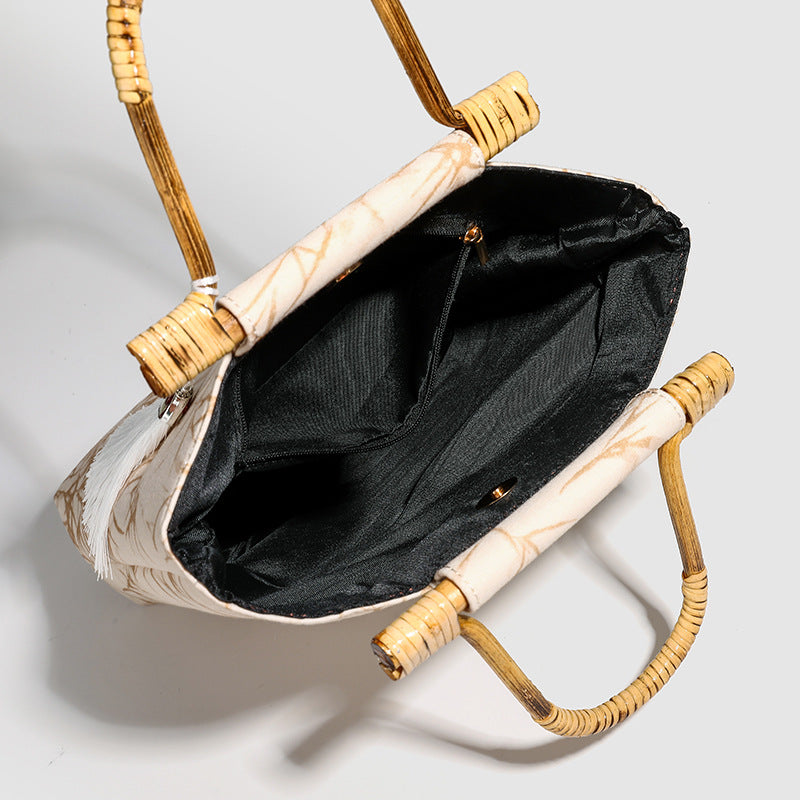 2339 new style bamboo handbag