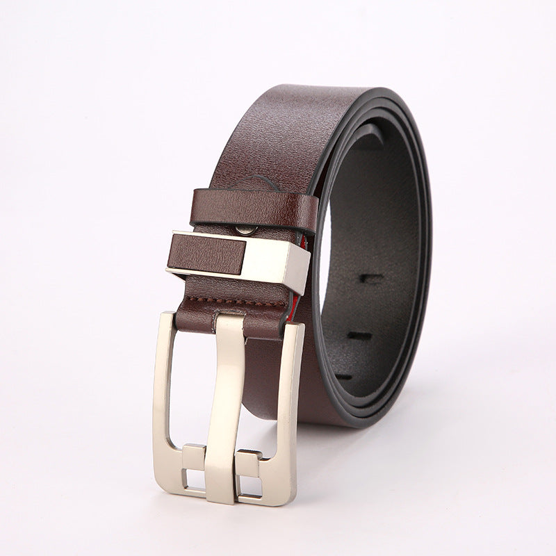 1809 metal pin buckle men's belt