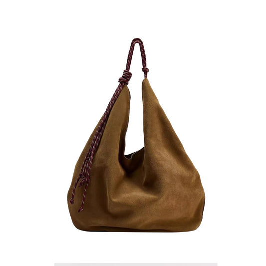 1815 suede leather large shopping totes