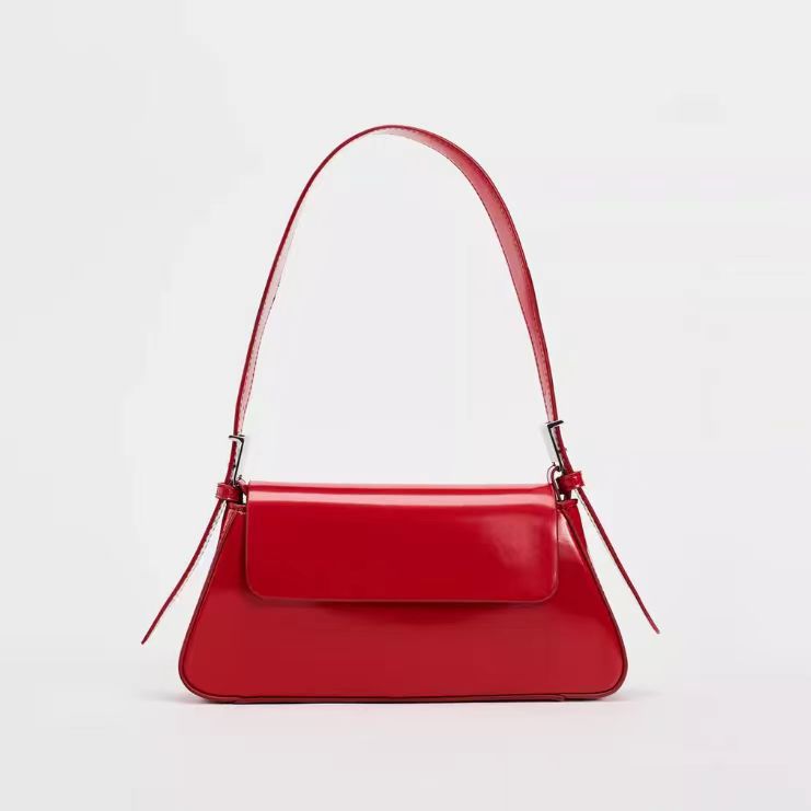 1638  all-match style solid handbag
