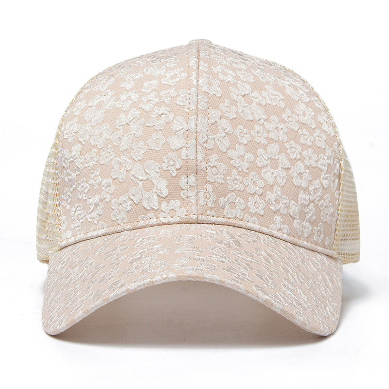 1370 lace mesh baseball cap