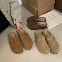 2600 Winter casual closed-toe slide