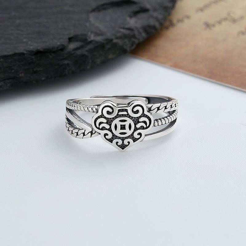 1664 925 silver ring