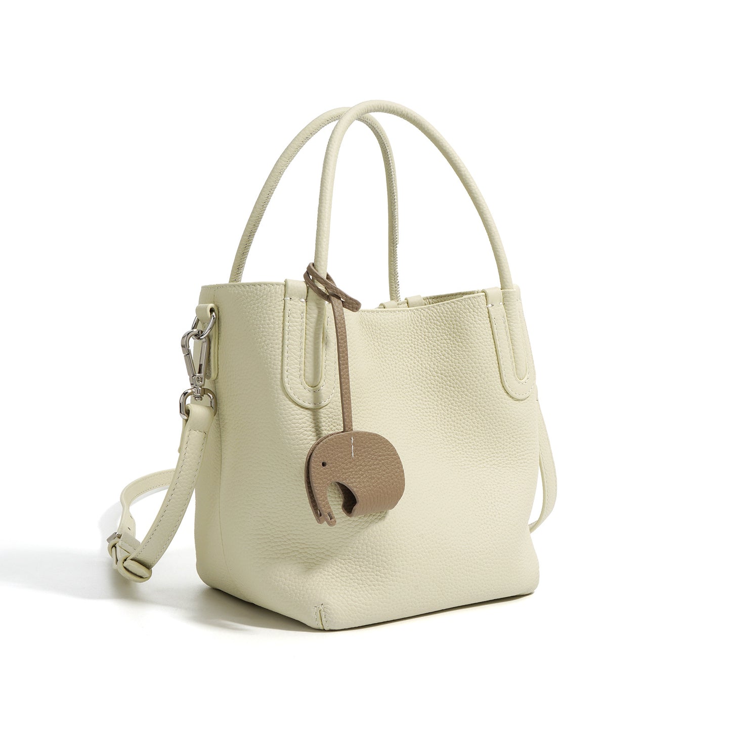 1652 sold cow leather bucket handbag
