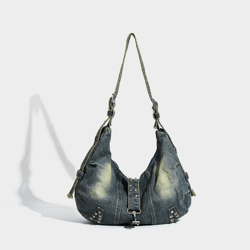 2335 casual denim shoulder bag