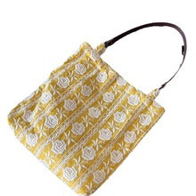 2235 cotton embroidery flower portable handbag