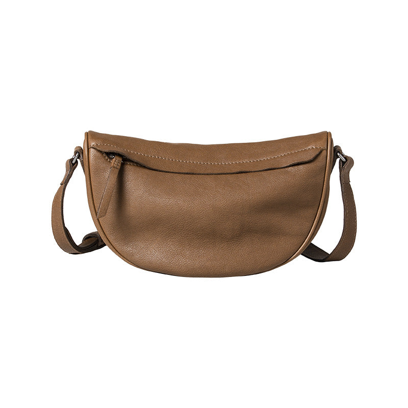 1945 cowhide half moon crossbody bag