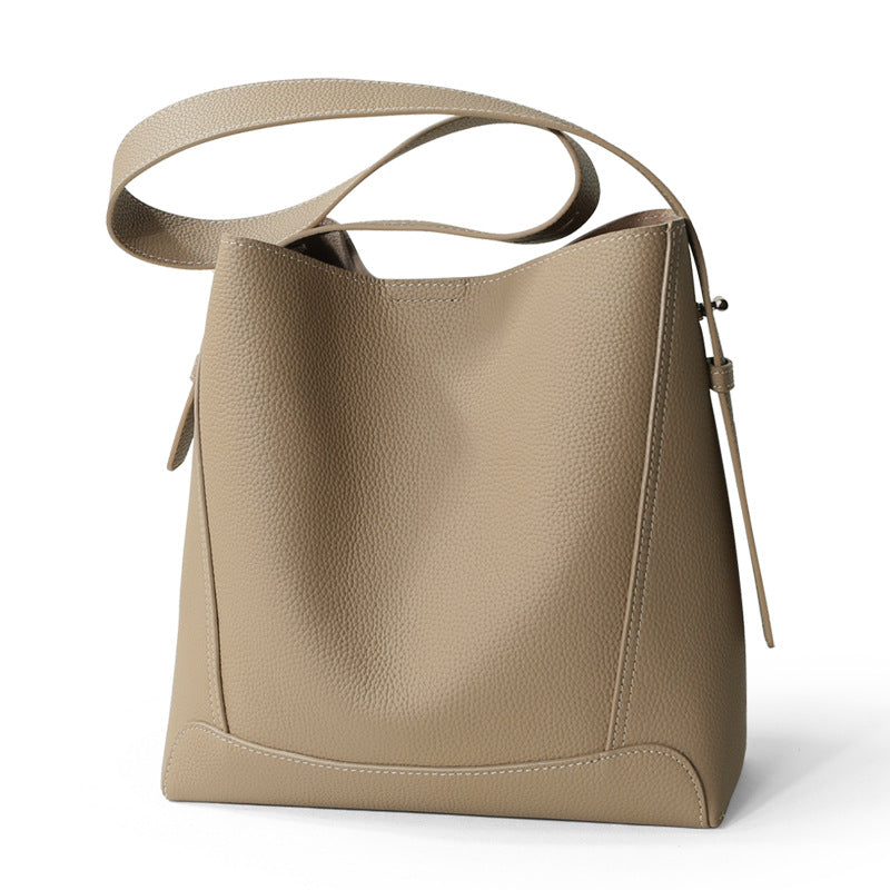 625 niche style women leather shoulder bag