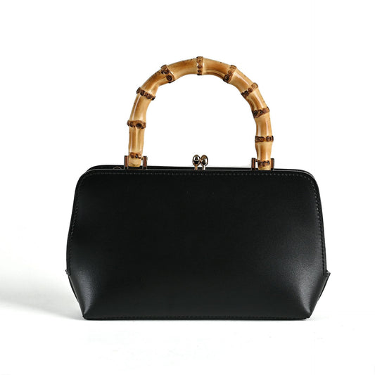 1626 fashion style bamboo handle mini handbag