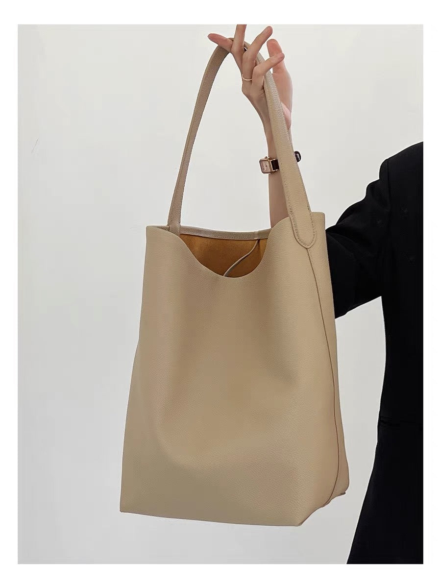 890 genuine leather large shopping bag