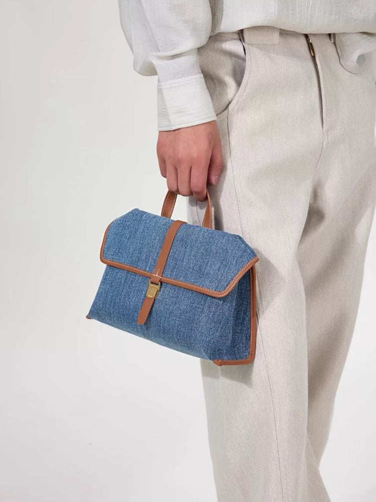 1621 genuine leather vintage messenger bag