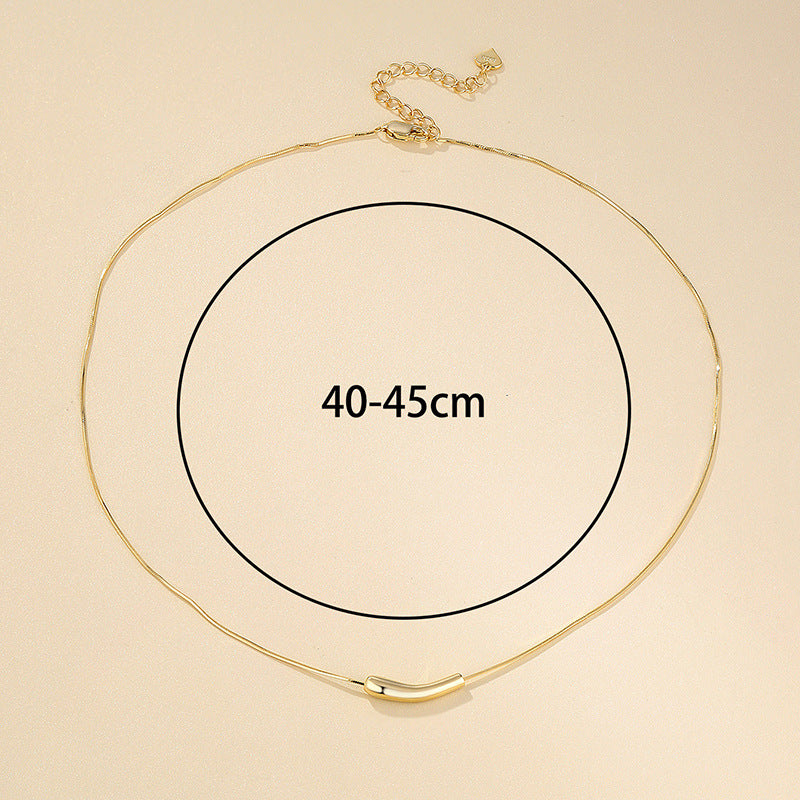 1670-925 silver fashion necklace