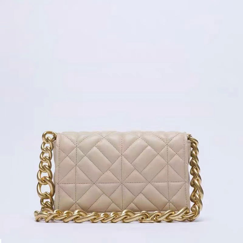 1637 Plaid Flap Small Chain Bag