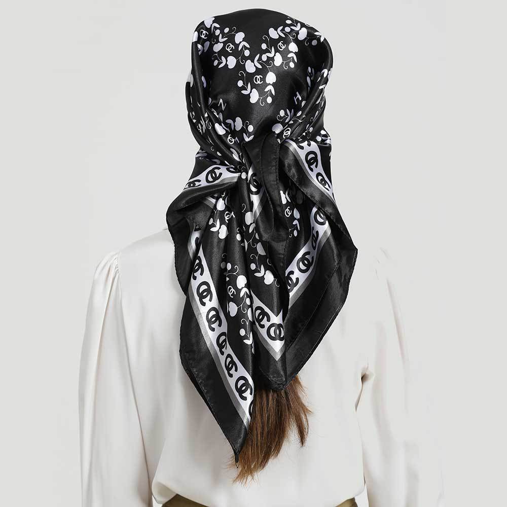 2337 90*90cm imitaiton silk shawl