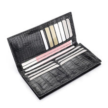 2631 crocodile leather long wallet