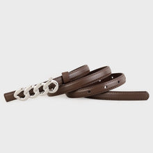 1299 genuine leather women thin belt