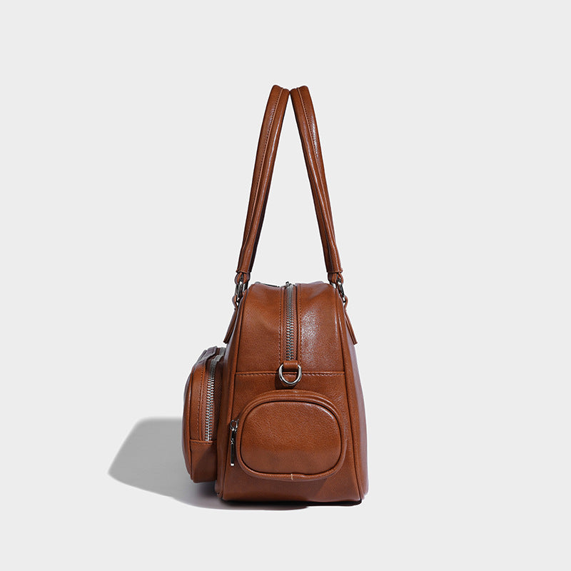 1871 bowling leather handbag