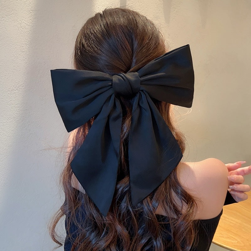 1651 stain bowknot hair clip