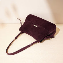 2711 Large casual handbag in suede