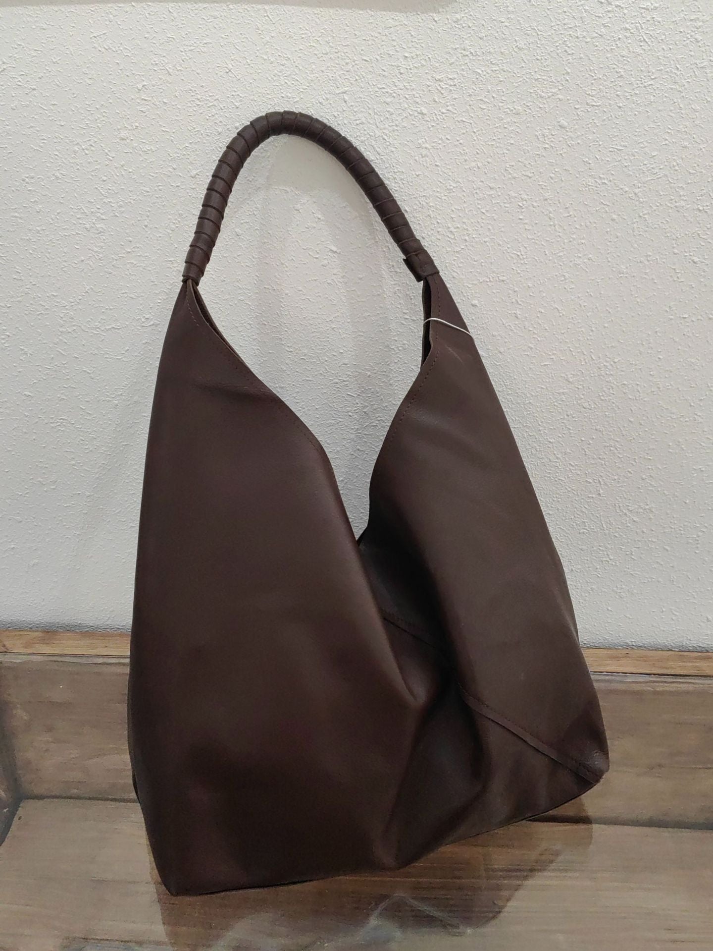 1224 calfskin women large hobo bag