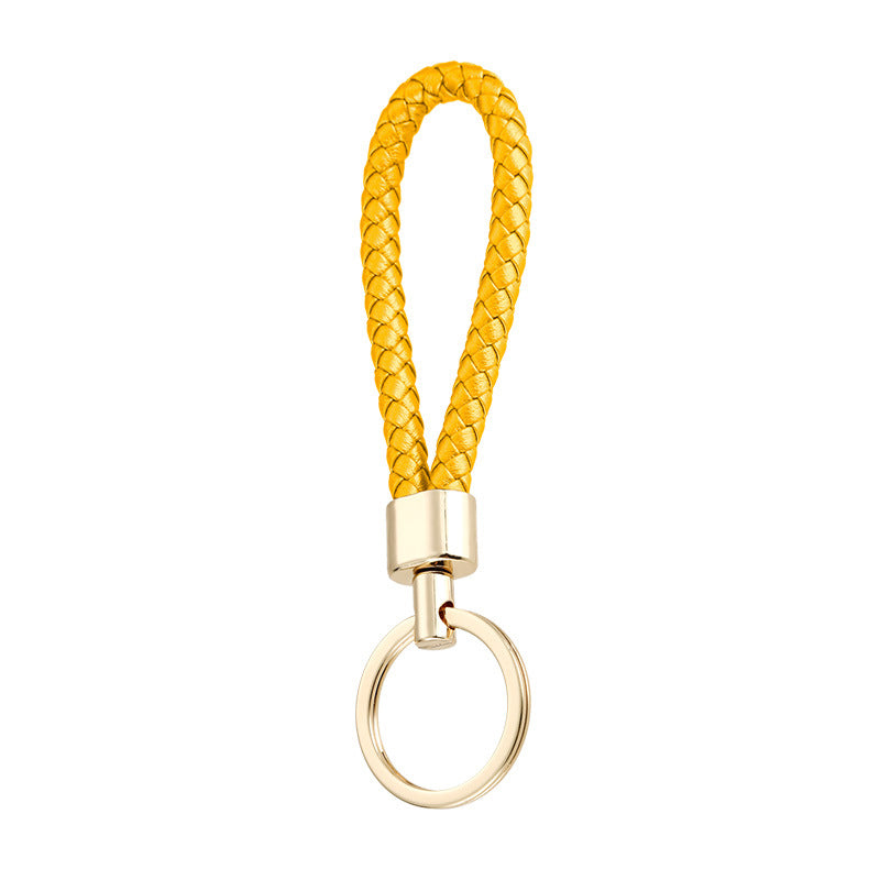 1869 woven rope keychain