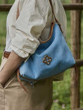 2681 large capacity leisure denim handbag