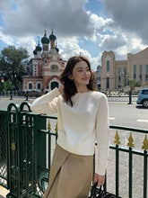 2756 simple solid sweater