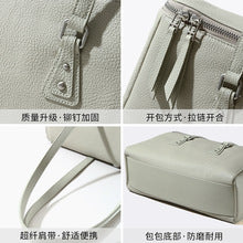 2167 solid gray boston handbag